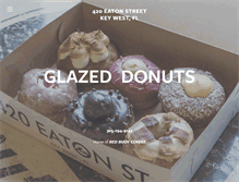 Tablet Screenshot of glazeddonuts.com